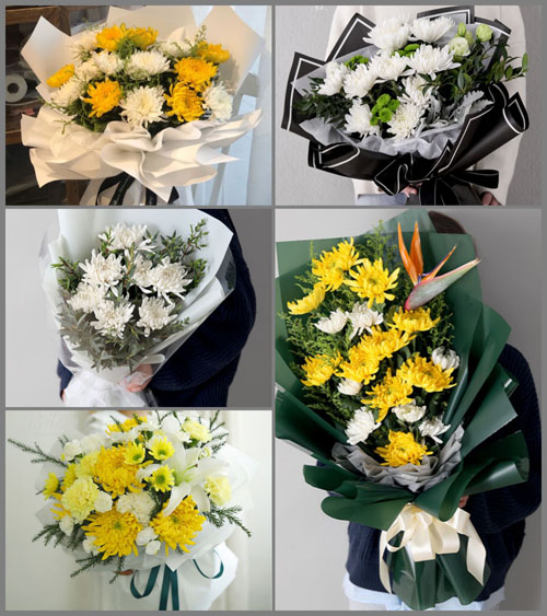 江苏常州武进区湖塘镇长虹村白事花束代送